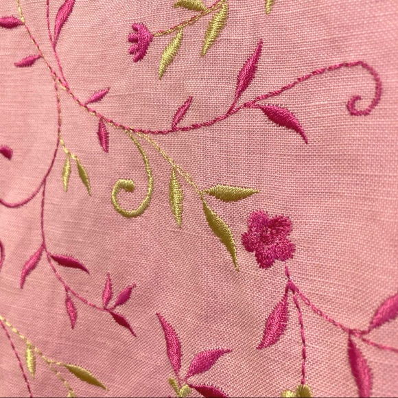 VINTAGE | Floral Embroidered Jessica Howard Dress - Picture 5 of 5